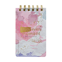 БЛОКНОТ НА ГРЕБНЕ «CUTE JOURNAL» A6-, BV, 100 Л. "ВЕСНА" ЛИНЕЙКА