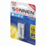 Батарейки КОМПЛЕКТ 2 шт., SONNEN Alkaline, AAA (LR03, 24А), алкалиновые,