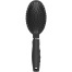 Расческа массажная овальная пластиковая черная