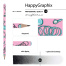 КАРАНДАШ ЧЕРНОГРАФИТОВЫЙ "HappyGraphix. Life Style. Pink dream" НВ