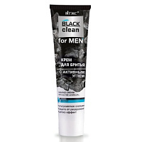 ВИТЭКС BLACK CLEAN FOR MEN КРЕМ ДЛЯ БРИТЬЯ с активным углем, 100мл/20шт, код 51 07