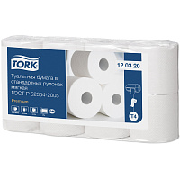 Бумага туалетная Tork T4 2сл бел целлюл 23м 184л 8рул/уп 120320