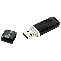 Память Smart Buy USB Flash 32GB Quartz черный: SB32GBQZ-K