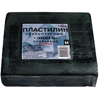 Пластилин скульптурный "Лицей", оливковый, мягкий, 500гр: 280Е050004 штр.: 4600395016417