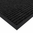 Коврик придверный 60х90 см, ЧЕРНЫЙ, влаго-грязезащитный, 450 г/м2, ребристый,