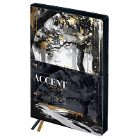 Ежедневник датированный 2027г., А6+, 176л., мягкий переплет, кожзам, BG "Accent", лес, фольгированный срез