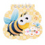 Блокнот A7 40л "Happy animals" на спирали