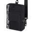 Сумка на плечо HEIKKI TORRENT (ХЕЙКИ) с карманом, Chess emoji, черная, 25х18х3