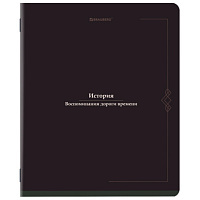 Тетрадь предметная VINTAGE 48 л., SoftTouch, ИСТОРИЯ, клетка, подсказ, BRAUBERG, 405155
