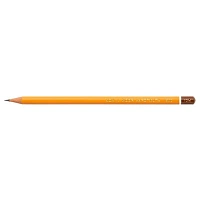 Карандаш чернографитный KOH-I-NOOR "1500", 1 шт., 10H, корпус желтый, заточенный, 150010H01170