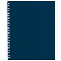 Тетрадь А5, 96 л., HATBER, гребень, клетка, Soft-touch ламинация, СОЛО "Сапфир", 092873, 96Т5лВ1гр