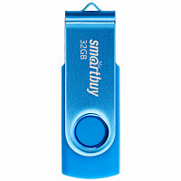 Флеш-диск 32 GB SMARTBUY Twist USB 2.0, синий, SB032GB2TWB
