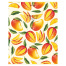 Тетрадь А4, 96 л., BRAUBERG, скоба, клетка, глянцевый лак, "FRUITS",