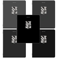 Тетради ДЭК А5 48 л. КОМПЛЕКТ 5 шт. BRAUBERG, скоба, клетка, SoftTouch, "PURPOSE", 404914