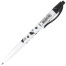 Ручка шариковая масляная автоматическая BRAUBERG BLACK&WHITE