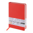ЕЖЕДНЕВНИК НЕДАТИРОВАННЫЙ А5 "CARRARA" (КРАСНЫЙ)
