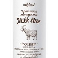 БЕЛИТА MILK LINE Тоник для лица мягкое тонизирование для всех типов кожи Протеины молодости 200мл/16шт