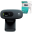 Веб-камера LOGITECH C270, 1/3 Мпикс., микрофон, USB 2.0, черная, регулируемый