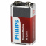 Батарейка алкалиновая 1 шт. PHILIPS Power Alkaline, Крона 9V (6LR61, 6LF22,