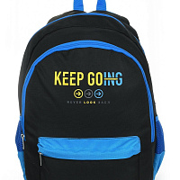 Рюкзак Schoolformat SOFT 2 KEEP GOING 21 л черн. 42х31х16 см мягкий 2 отд. молния для мальчиков