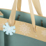 Пакет подарочный (1 шт.) новогодний, 20х8х20 см, "Snowflakes",