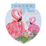 Блокнот A7 40л "Flamingo" на спирали