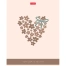 Тетрадь А5, 48 л., HATBER, скоба, клетка, soft-touch ламинация, тиснение,