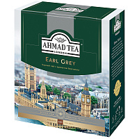 Чай Ahmad "Earl Gray", черный с бергамотом, 100 пакетиков по 2г: 595 штр.: 54881005951