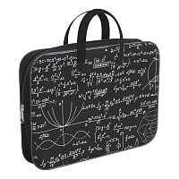 Папка текстильная на молнии Erich Krause® с ручками Algebra, A4+