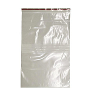 Пакет с замком Zip Lock 20 х 30 см, 60 мкм, с полосой для надп, 100 шт/уп.