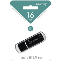 Память Smart Buy USB Flash 16GB Crown черный: SB16GBCRW-K штр.:  4690626002999