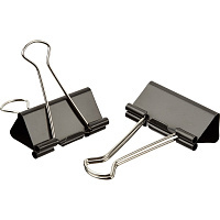 Зажим для бумаг 51мм 12шт/уп Attache, европодвес 969417