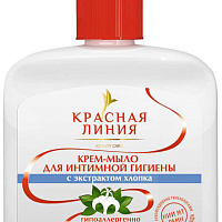 КР.ЛИНИЯ жидкое мыло интимн.250мл с экстр.Хлопка *2/15