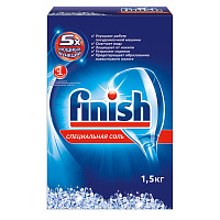Соль специальная для посудомоечной машины Finish, 1,5кг. 266515