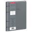 Тетрадь на кольцах БОЛЬШАЯ А4 240х310 120л, под кожу, BRAUBERG VISTA, Rhythm,