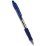 Ручка шариковая автоматическая с грипом PILOT Super Grip, СИНЯЯ, 1 мм, линия