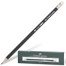 Карандаш чернографитный FABER-CASTELL, 1 шт., "1112", НВ, с ластиком,