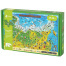 Интерактивная деревянная карта-пазл GLOBEN "Карта нашей Родины", 29х20