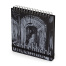 SKETCHBOOK BV, 200х200 мм, 80Л, ЧЕРНЫЙ 110 гр. НА ГРЕБНЕ (4 ВИДА)