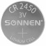 Батарейки литиевые SONNEN Lithium CR2450, "таблетки, дисковые,