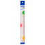 Линейка пластиковая 30 см BRAUBERG "FRESH ZONE", прозрачная, с