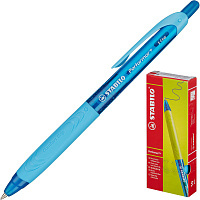 Ручка шариковая автом STABILO Performer+, 0,35мм, прорез грип,синяя 328/3-4 штр.  9556091158164
