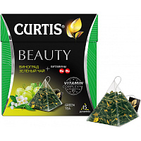 Чай Curtis зеленый Beauty,ароматизированный,средний лист, 15шт/уп