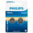 Батарейки литиевые PHILIPS Lithium CR2016, таблетки, дисковые, кнопочные,