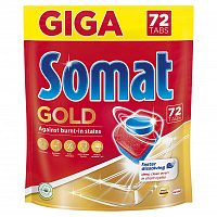 Таблетки для ПММ SOMAT Gold дойпак 72шт