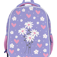 Рюкзак Schoolformat ERGONOMIC LIGHT 2 DAISY 19 л сирен. 38х29х18 жестк. каркас 1 отд. молния для девочек