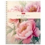Тетрадь А5, 96 л., HATBER, гребень, клетка, Soft-touch ламинация, тиснение,