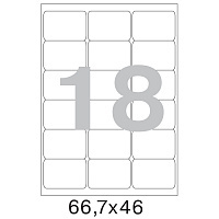 Этикетки самоклеящиеся Office Label 66,7х46 мм/18 шт. на лист А4 (100 лист