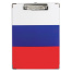 Доска-планшет BRAUBERG "Flag" с прижимом А4 (226х315 мм), российский