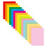 Бумага цветная 15 цветов BRAUBERG MULTICOLOR А4, 80 г/м2, 75 л., (15 цветов x 5